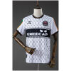 Mens Bohemian FC Away Jersey 2026/27 front view in white lattice net pattern with black KNEECAP chest band and crest