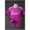 Mens Colo Colo GK Purple Jersey 2026/27 front view in magenta featuring geometric flanks and JUGA BET chest sponsor