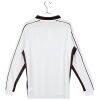 Mens St. Pauli Retro Long Sleeve Home Jersey 1999/20 Mens St. Pauli Retro Long Sleeve Home Jersey 1999/20 white back view with brown trim