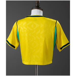 Womens Brazil style Home Crop Top 2026-Yellow Womens Brazil style Home Crop Top 2026 yellow back view showing cropped silhouette