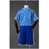 Kids Manchester United Retro Away Kit 1990/92 vintage youth shirt and shorts back view