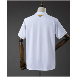 Rear view of Mens Santos Home Jersey 2026/27 showing coordinate neck badge and white finish