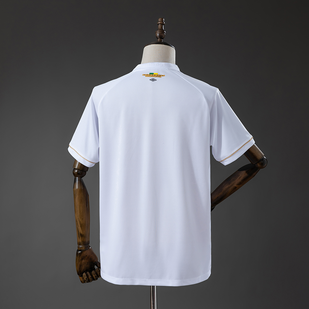 Mens Santos Home Jersey 2026/27 Rear view of Mens Santos Home Jersey 2026/27 showing coordinate neck badge and white finish