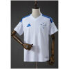 Mens Cruzeiro Away Jersey 2026/27 white shirt front view showing five blue chest stars and adidas logo