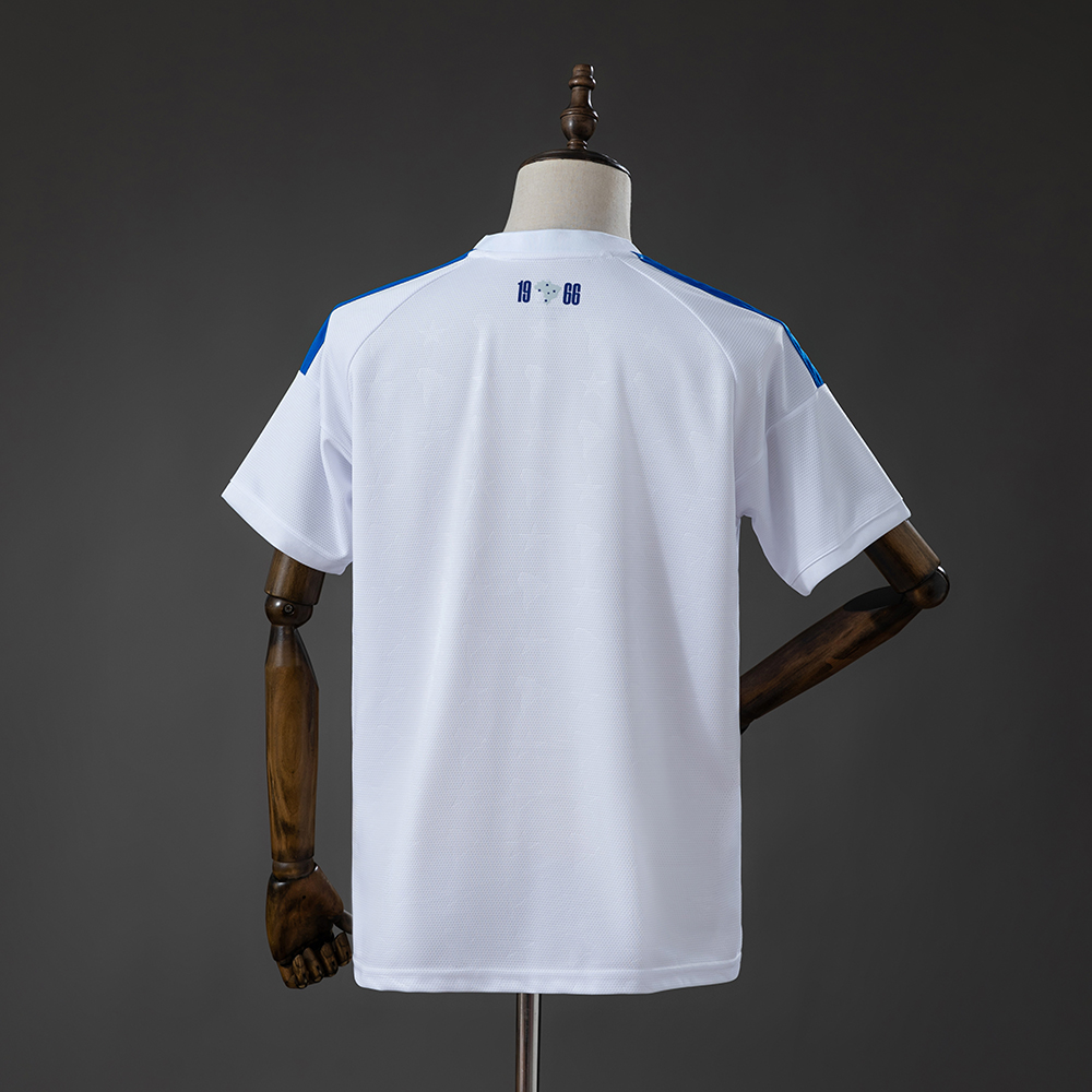 Mens Cruzeiro Away Jersey 2026/27 Mens Cruzeiro Away Jersey 2026/27 white shirt rear view highlighting commemorative 1966 back collar sign-off