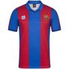 Mens Barcelona Retro Home Jersey 1980/82 front view showing classic polo collar, Meyba chest logo and FCB crest