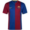 Mens Barcelona Retro Home Jersey 2006/07 front view showing half-and-half Blaugrana split design and embroidered crest