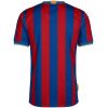 Mens Barcelona Retro Home Jersey 2009/10 Mens Barcelona Retro Home Jersey 2009/10 rear view showing vertical Blaugrana stripes and Catalan flag collar tab