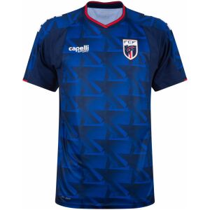 Front view of Mens Cape Verde Home Jersey 2026 displaying geometric blue graphic