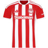 Front view of Mens Olympiacos Home Jersey 2026/27 with red and white stripes