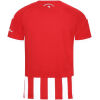 Rear view of Mens Olympiacos Home Jersey 2026/27 showing red panel and neck motto