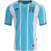 Front view of Mens Honduras Away Jersey 2026 featuring sky blue and white stripes