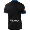 Mens Deportivo La Coruña Away Jersey 2026/27 black shirt back view with white ABANCA sponsor logo