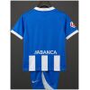 Kids Deportivo La Coruña Home Kit 2026/27 youth uniform back view showing ABANCA sponsor