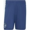 Mens Ajax Third Shorts 2026/27 slate navy shorts front view with white side stripes and retro Ajax crest