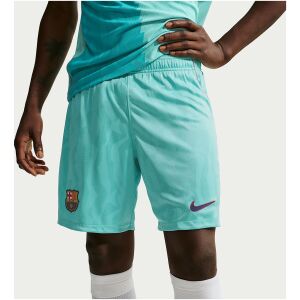 Mens Barcelona Third Shorts 2026/27 aqua green shorts front view with FC Barcelona crest and Nike Swoosh