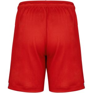 Mens Napoli Third Shorts 2026/27 red shorts rear view showing elastic waistband and clean red seat