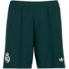 Mens Real Madrid Away Green Shorts 2026/27