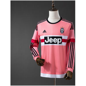 Mens Juventus Retro Long Sleeve Away Jersey 2015/26 front view on mannequin