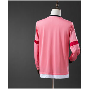 Mens Juventus Retro Long Sleeve Away Jersey 2015/26 rear view showing authentic team styling
