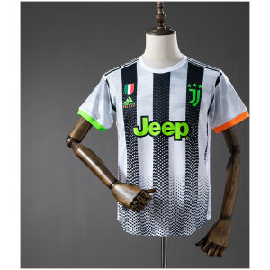 Mens Juventus Retro Fourth Jersey 2019/20 front view on mannequin