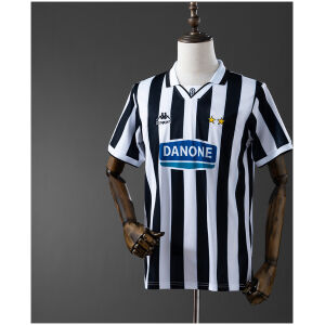 Mens Juventus Retro Home Jersey 1994/95 front view on mannequin