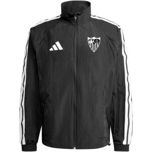 Mens Sevilla Black Training Jacket 2026/27 Mens Sevilla Black Training Jacket 2026/27