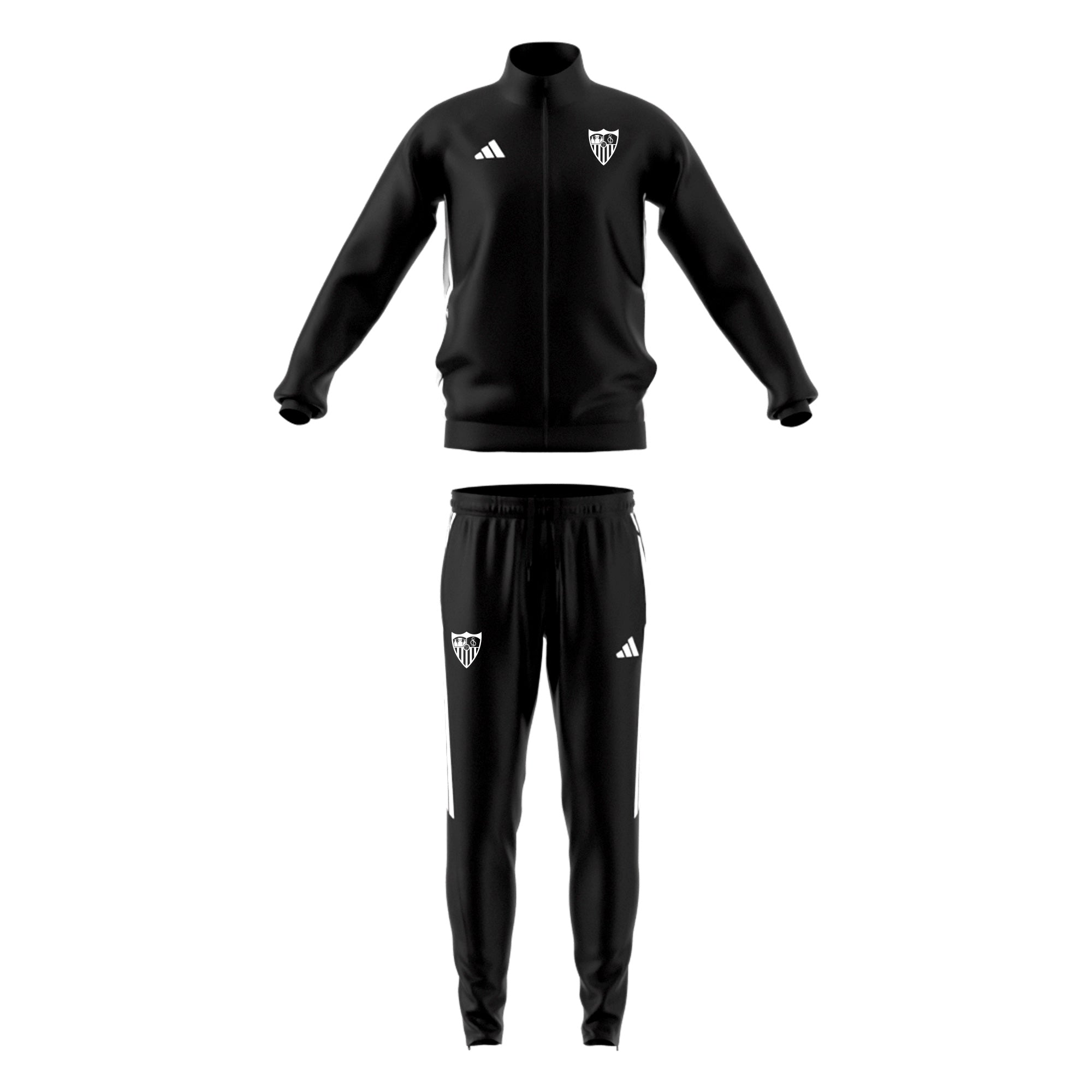 Mens Sevilla Black Training Suit 2026/27 Mens Sevilla Black Training Suit 2026/27