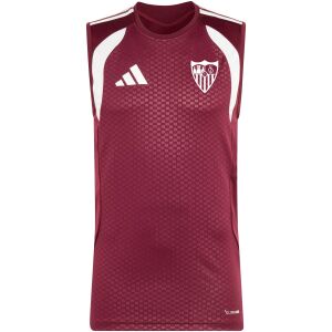 Mens Sevilla Burgundy Sleeveless Training Jersey 2026/27 Mens Sevilla Burgundy Sleeveless Training Jersey 2026/27