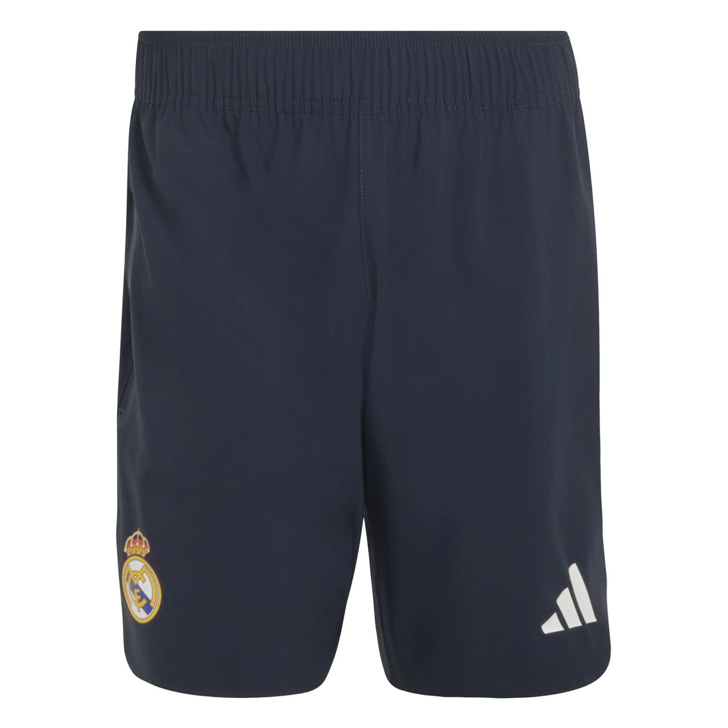 Mens Real Madrid Navy Travel Shorts 2026/27 Mens Real Madrid Navy Travel Shorts 2026/27