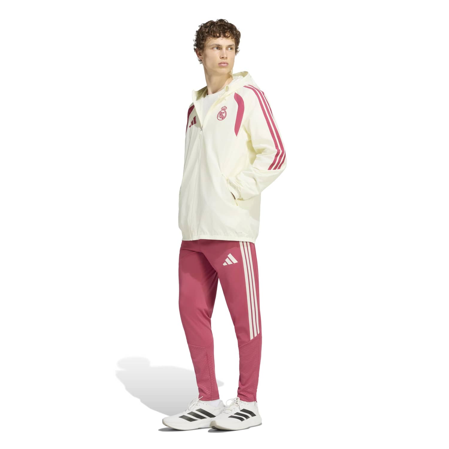 Mens Real Madrid Beige Training Jacket 2026/27 Mens Real Madrid Beige Training Jacket 2026/27