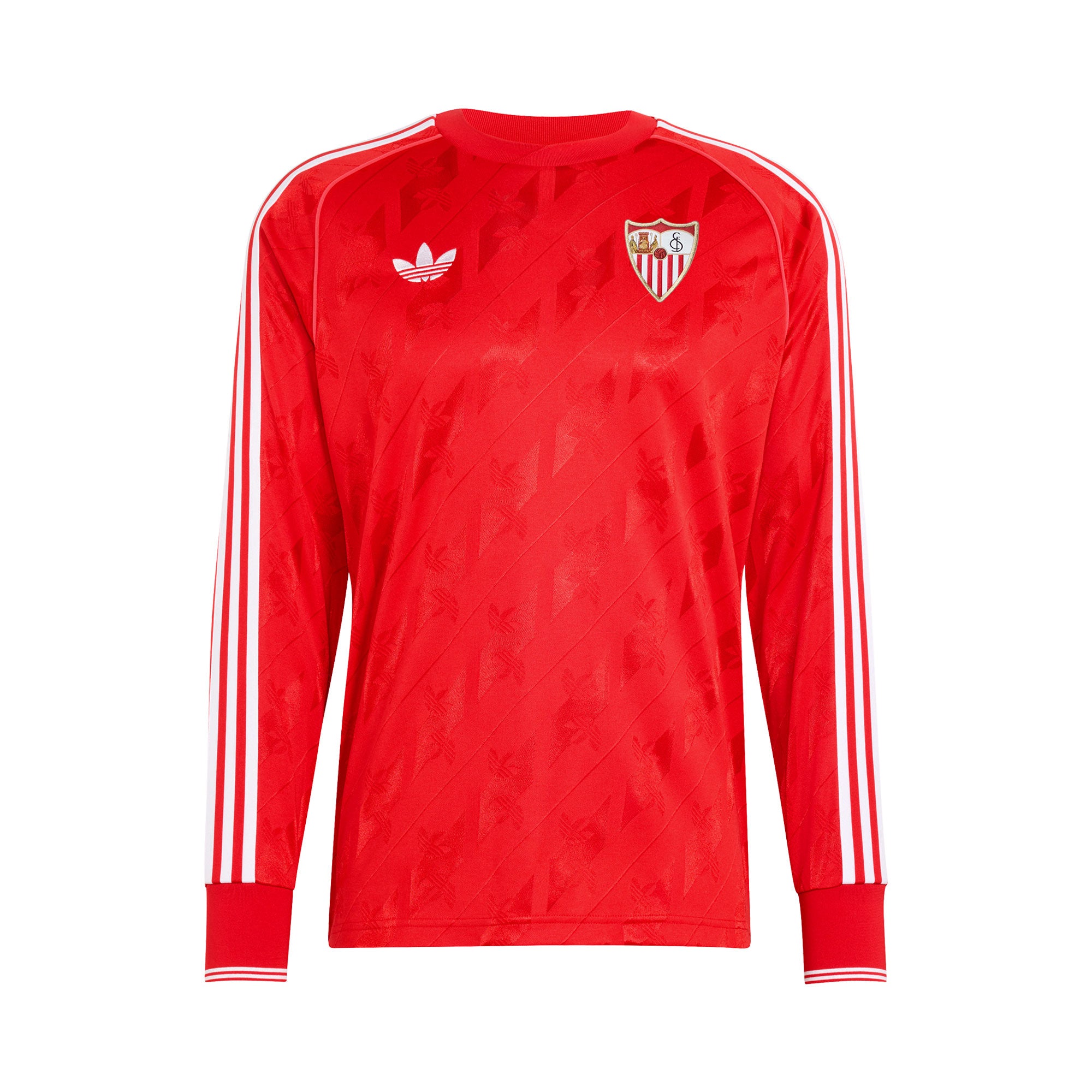 Mens Sevilla Red Originals Long Sleeve Jersey 2026/27 Mens Sevilla Red Originals Long Sleeve Jersey 2026/27