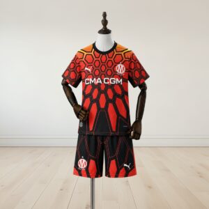 Kids Olympique Marseille Orange Goalkeeper Kit 2026/27