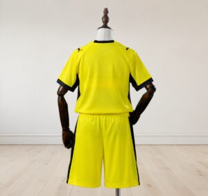Kids Olympique Marseille Yellow Goalkeeper Kit 2026/27