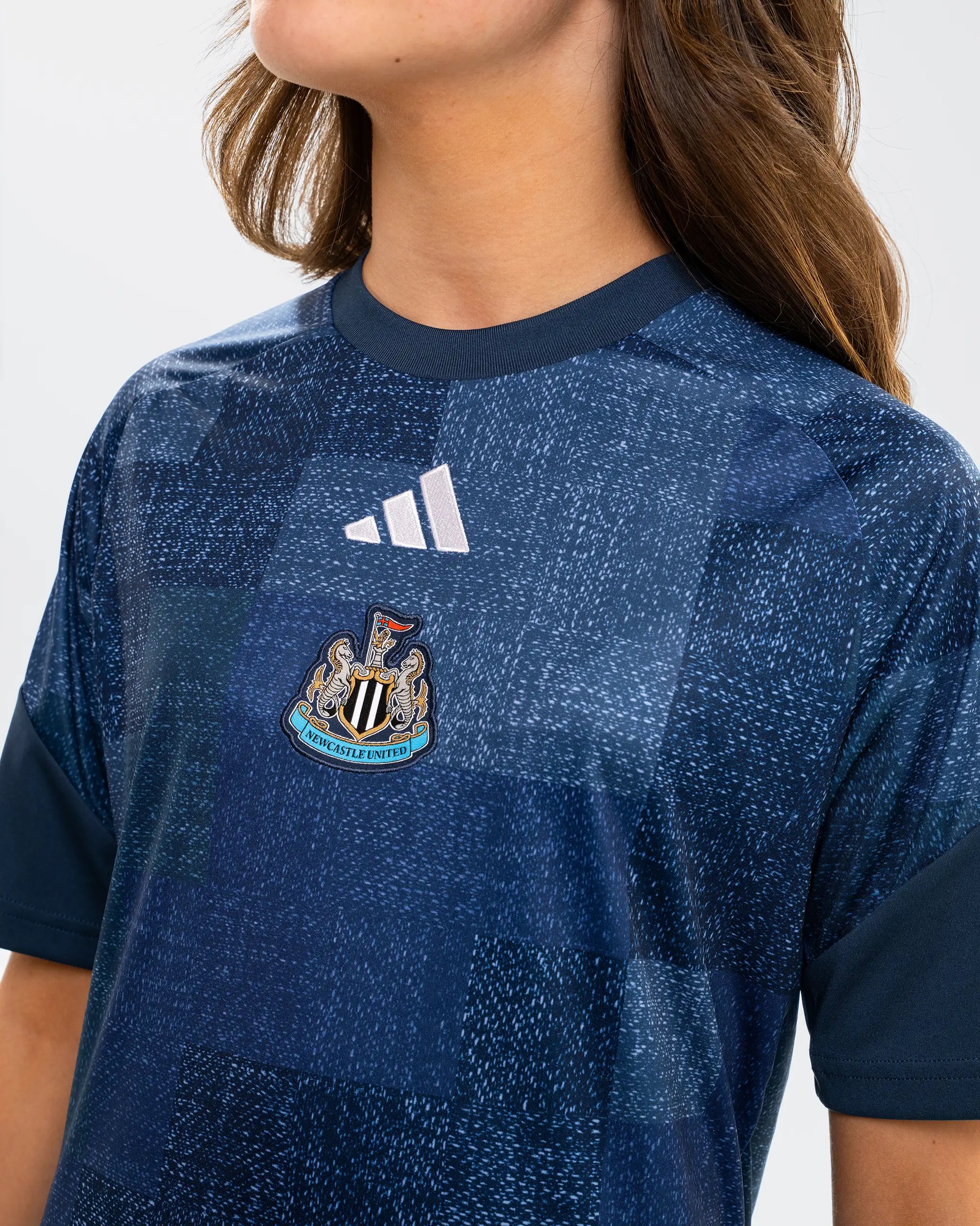 Kids Newcastle United Navy Pre-Match Jersey 2026/27 Kids Newcastle United Navy Pre-Match Jersey 2026/27