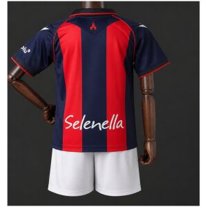 Kids Bologna Home Jersey 2026/27 rear view showing matching team styling