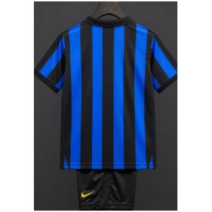 Kids Inter Milan Home Jersey 2026/27 rear view showing matching team styling