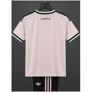 Kids Juventus Away Jersey 2026/27 rear view showing matching team styling