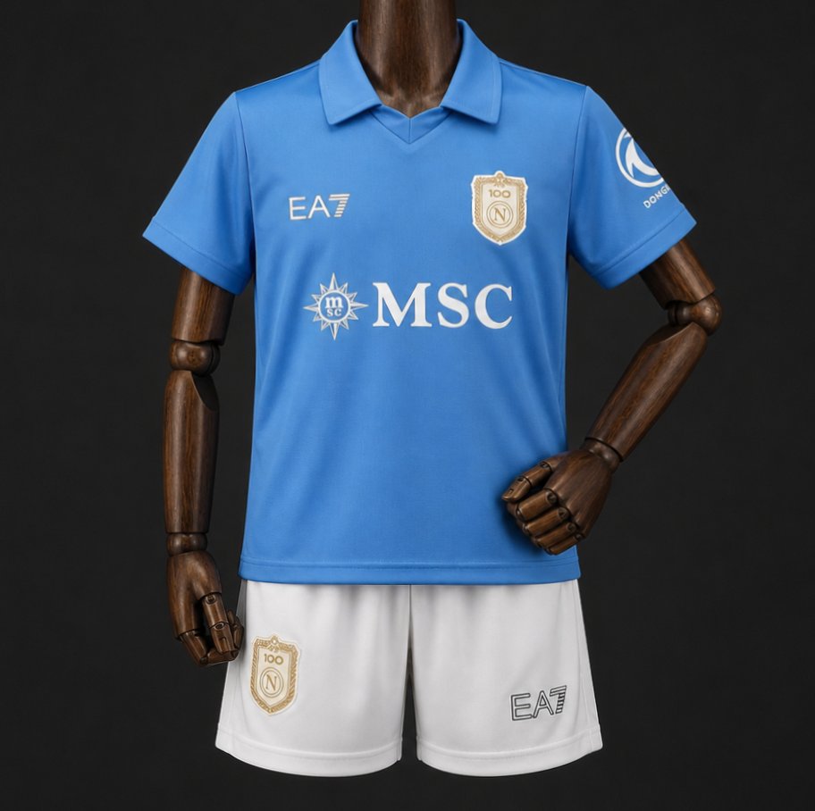 Kids Napoli Home Jersey 2026/27 Kids Napoli Home Jersey 2026/27