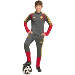 Kids Roma 1/4 Zip Training Sweatshirt 2026/27 set showing drill top and track pants