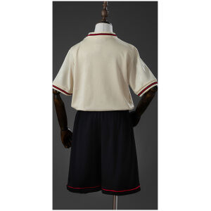 Kids Liverpool Retro Away Kit 1996/97 rear view of shirt and shorts