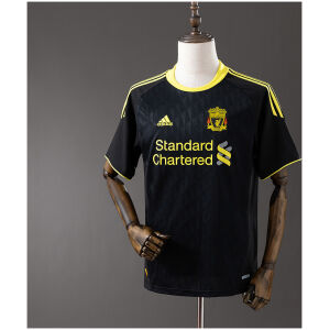 Mens Liverpool Retro Away Jersey 2010/11 front view on mannequin