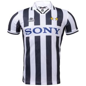 Mens Juventus Retro Home Jersey 1996/97 rear view showing matching team styling