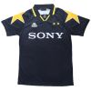 Mens Juventus Retro Away Jersey 1996/97 front view with yellow shoulder stars