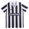 Mens Juventus Retro Home Jersey 1992/94 front view with DANONE chest sponsor