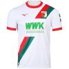 Mens FC Augsburg Home Jersey 2025/26 front view with red and green diagonal bands