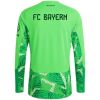 Mens Bayern Munich Goalkeeper Long Sleeve Jersey 2026/27 Maillot Bayern Munich Gardien 2026 2027 Manches Longues Vert 2.jpg