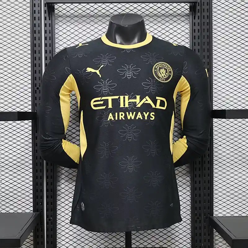 Mens Manchester City Third Long Sleeve Jersey 2026/27 Mens Manchester City Third Long Sleeve Jersey 2026/27
