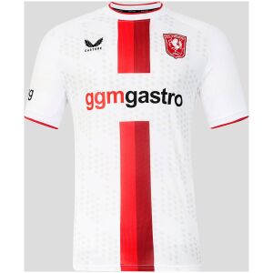Mens FC Twente third jersey 2026/27 front view with wide red centre stripe