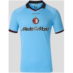 Mens Feyenoord Away Jersey 2026/27 Mens Feyenoord away jersey 2026/27 light blue with folded black polo collar